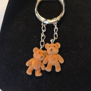 2 Bear Curfew Keychains On Original Card